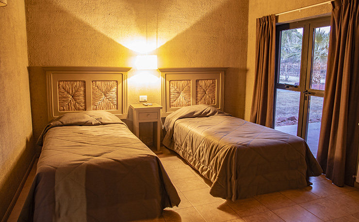 Habitación doble twin de Hotel Cañón de Talampaya